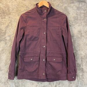 LL Bean Classic Utility Field Jacket Flannel Lined Barn Coat XS Extra Small